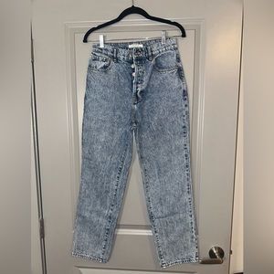 PacSun high rise straight leg jeans, size 26